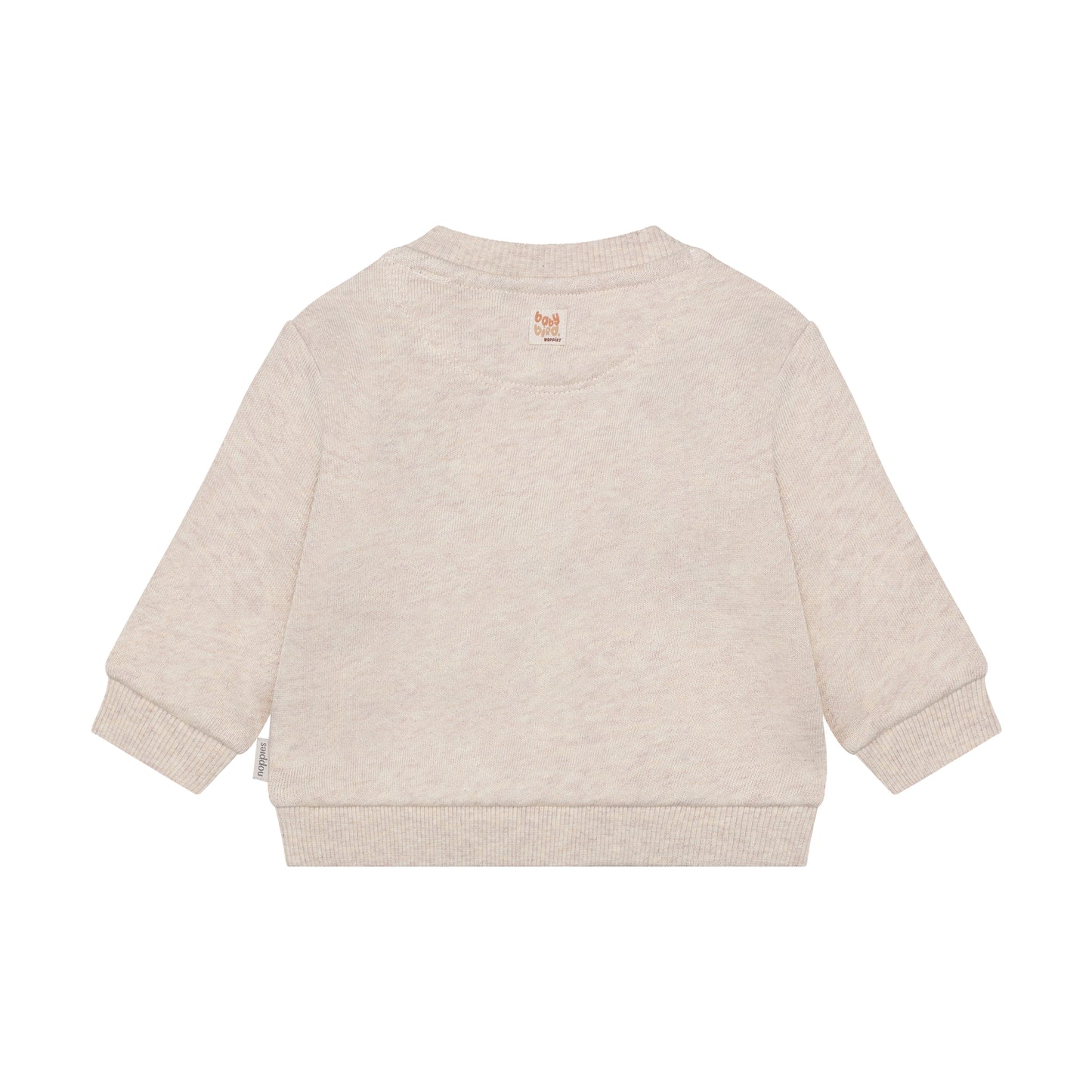 Zachte baby sweater – Sand Melange