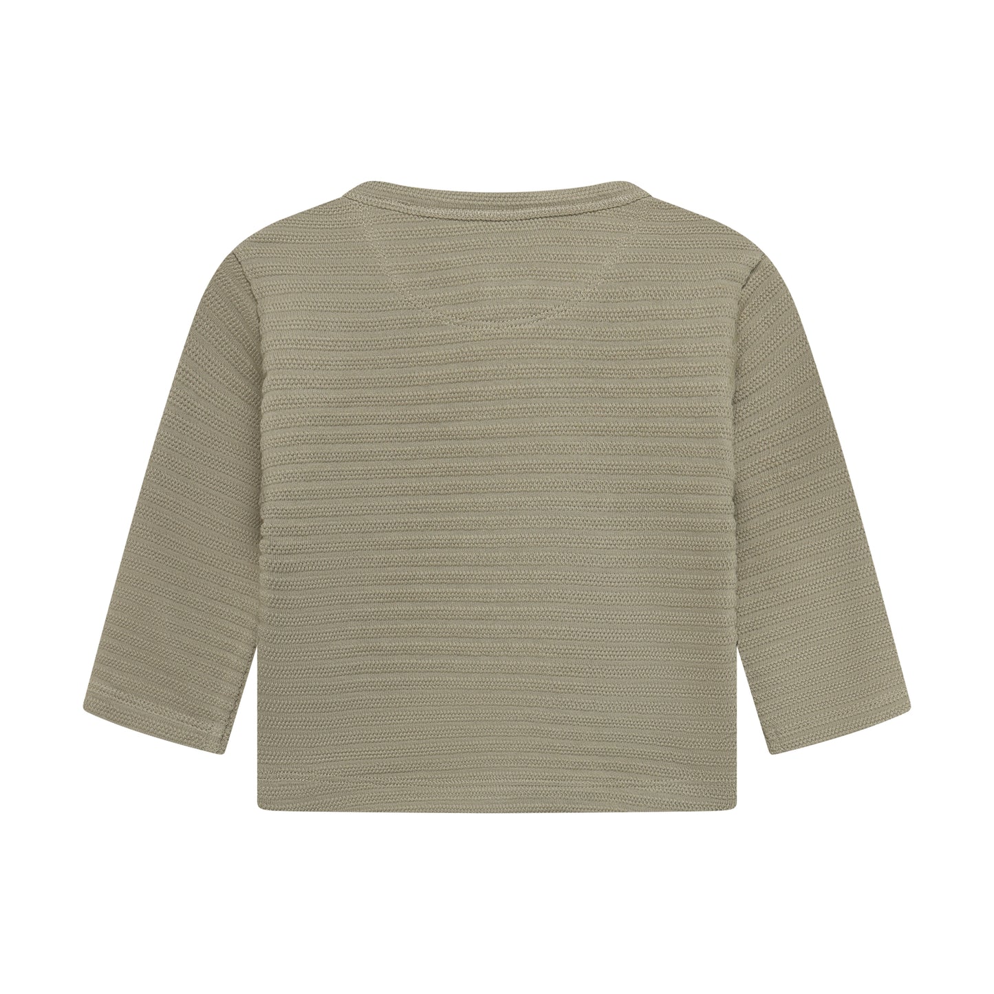 Baby shirt met structuur – Vetiver