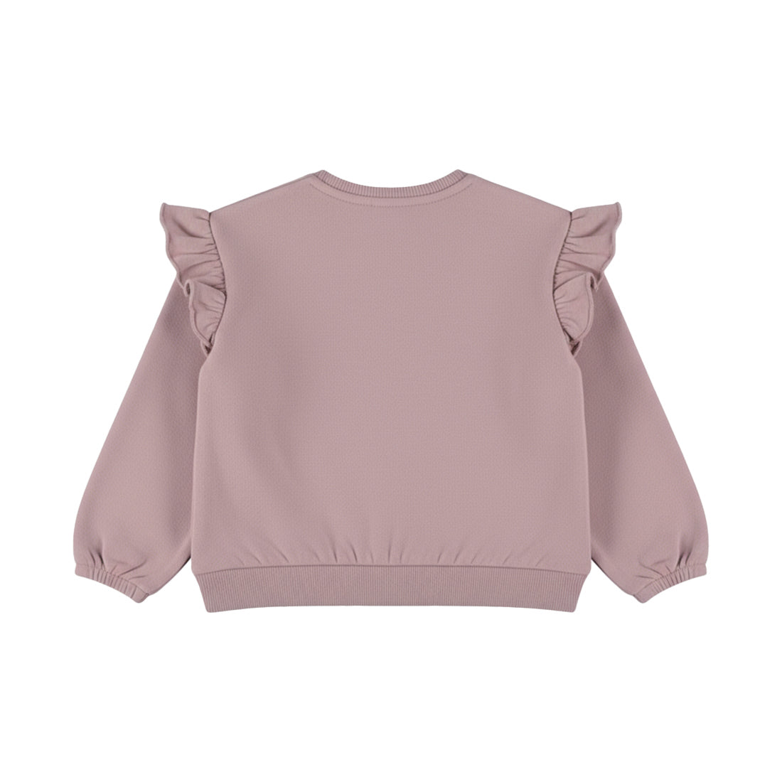 Zachte baby sweater – Elderberry