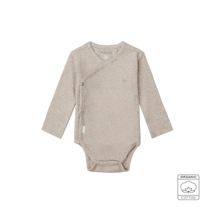 Overslagromper rib - Taupe