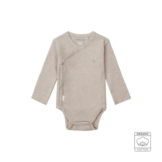 Overslagromper rib - Taupe