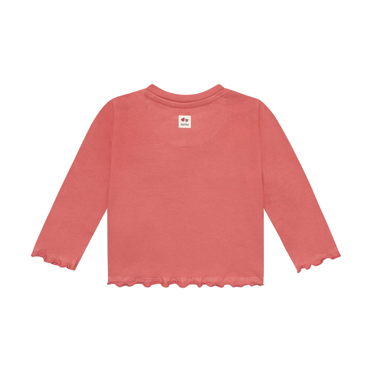 Baby shirt met lieveheersbeestje – Dusty Cedar