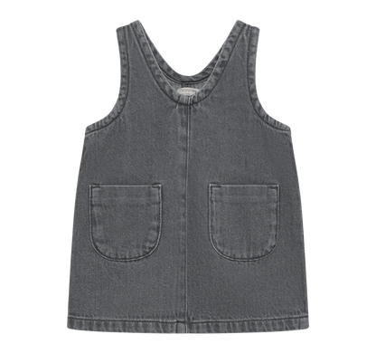 Denim jurk met zakken – Grey Denim