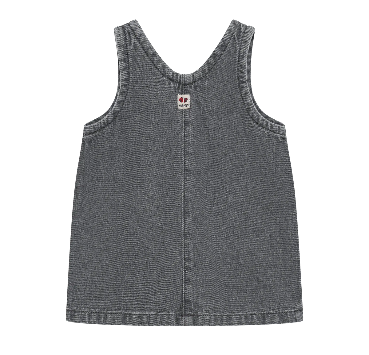 Denim jurk met zakken – Grey Denim