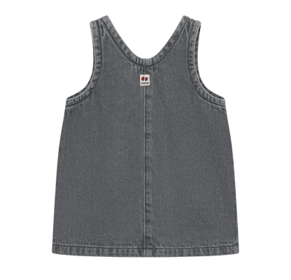 Denim jurk met zakken – Grey Denim