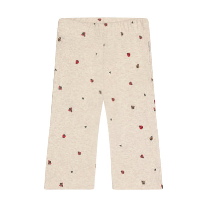 Flared baby legging met lieveheersbeestjes – Sand Melange