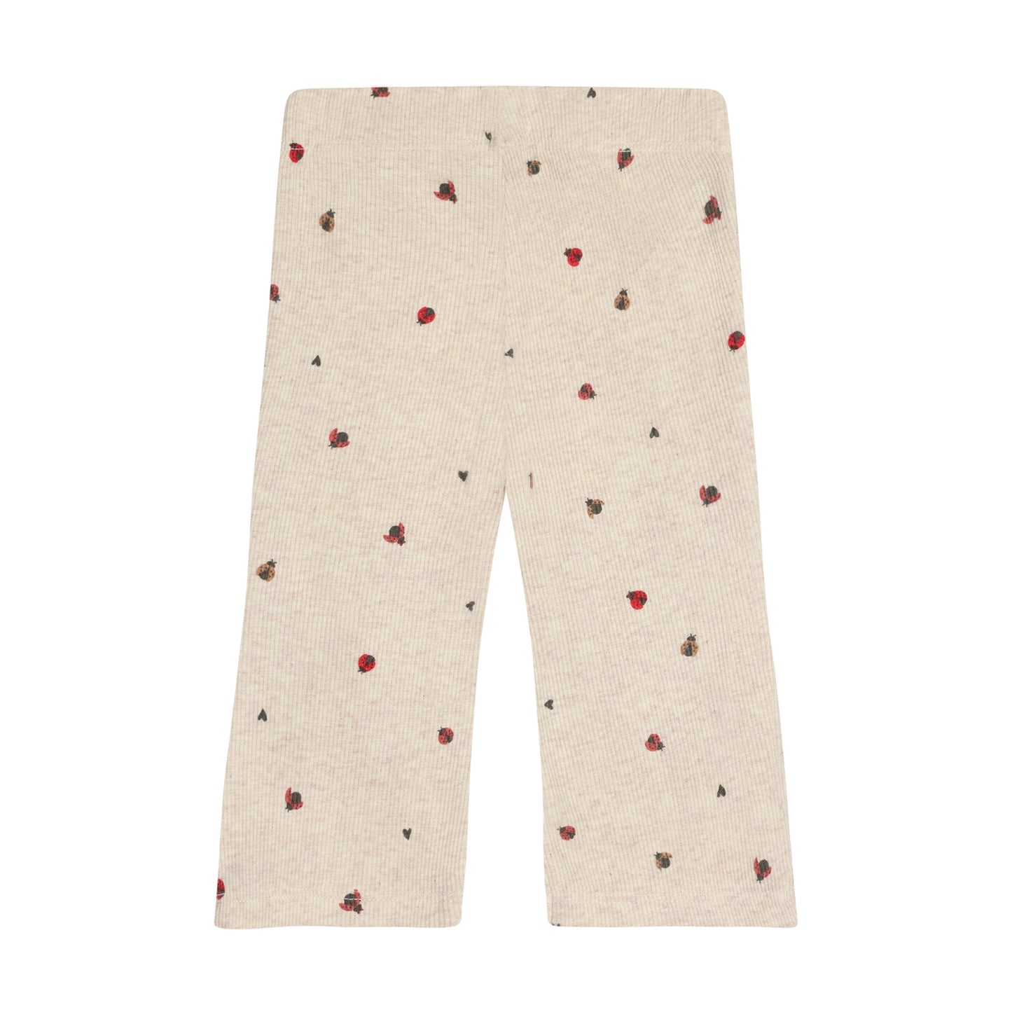 Flared baby legging met lieveheersbeestjes – Sand Melange