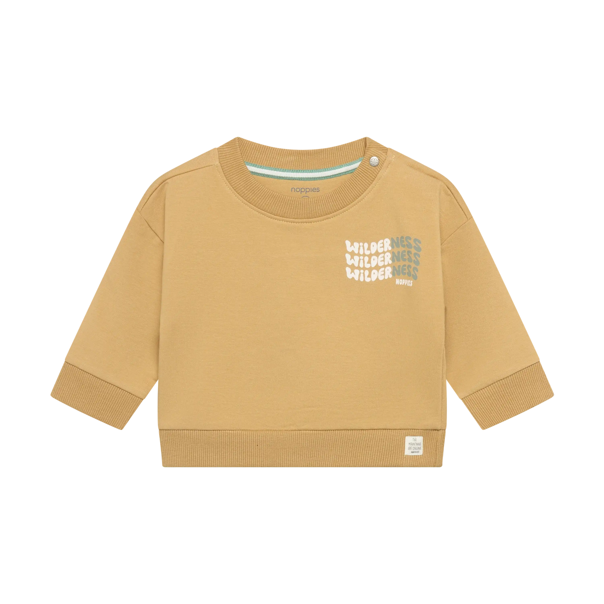 Sweater met borstprint – Lark