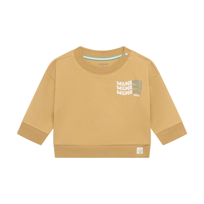 Sweater met borstprint – Lark
