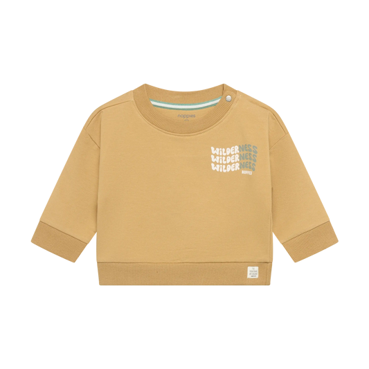 Sweater met borstprint – Lark