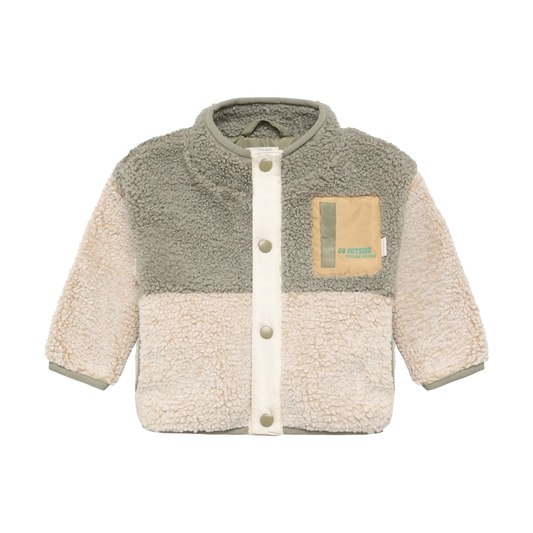 Teddy vest colorblock – Lark