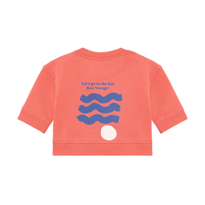 Sweater met backprint