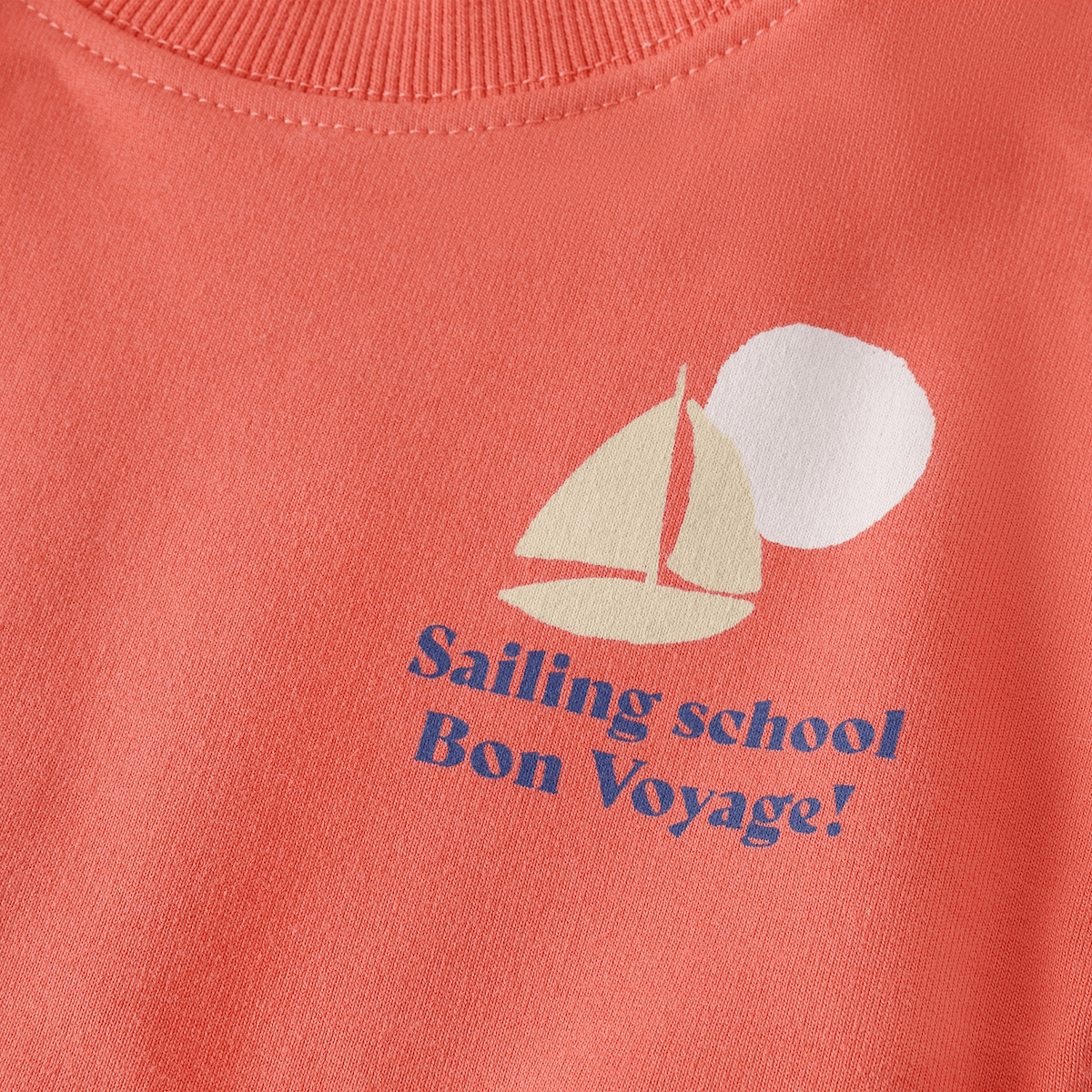 Sweater met backprint