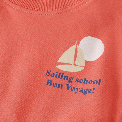 Sweater met backprint