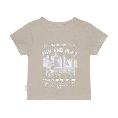 T-shirt met backprint