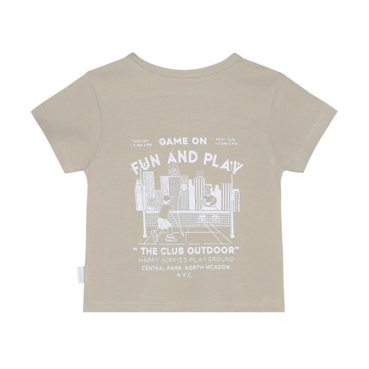 T-shirt met backprint