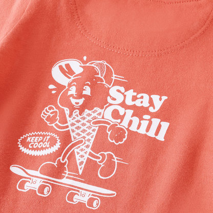 T-shirt met backprint