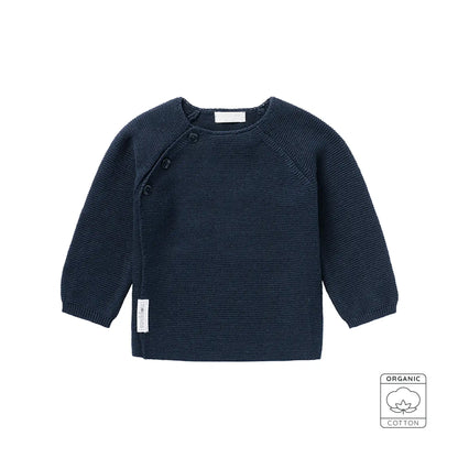 Gebreid Vestje - Blauw