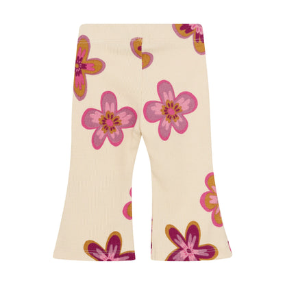 Flared pants met Bloemen