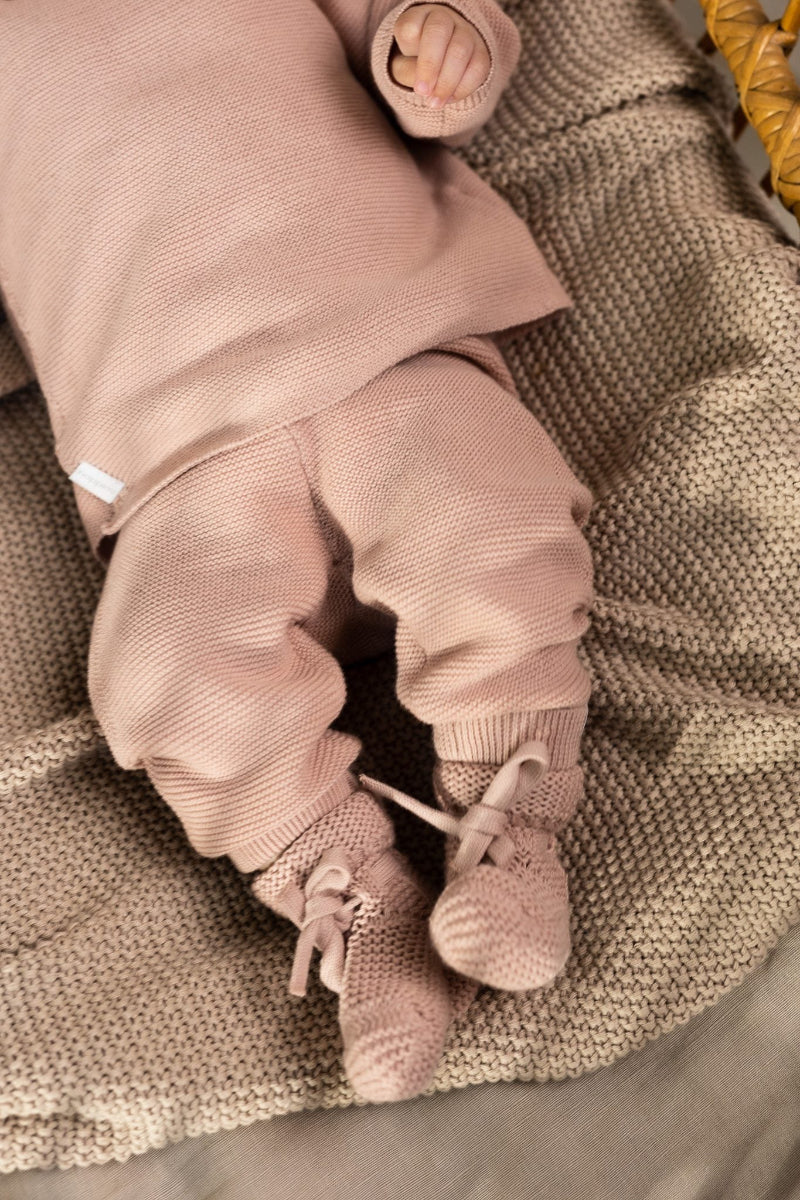 Gebreid Broekje - Roze
