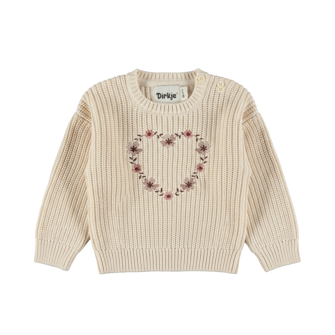 Gebreide sweater – Antique White