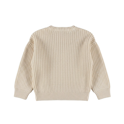 Gebreide sweater – Antique White