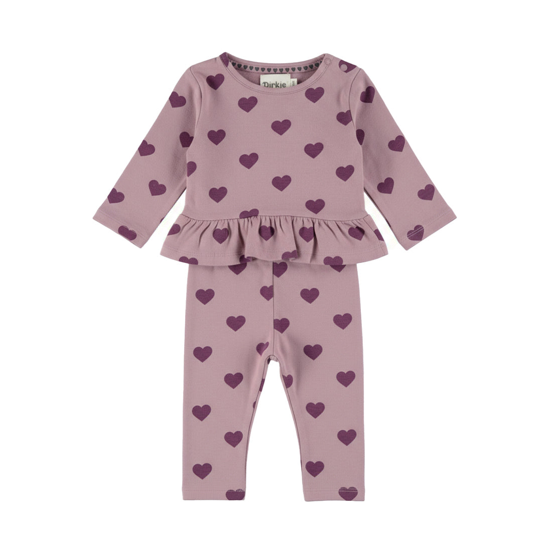 2-delige baby set met sweater en tregging – Elderberry