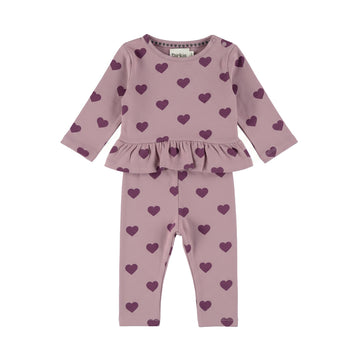 2-delige set met sweater en tregging – Elderberry