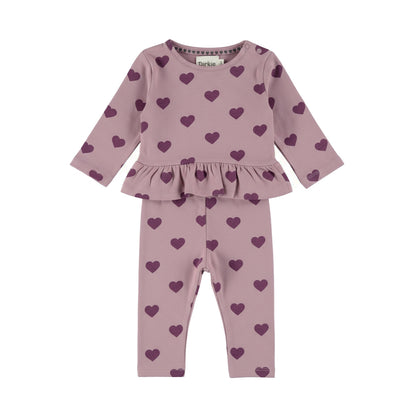 2-delige baby set met sweater en tregging – Elderberry