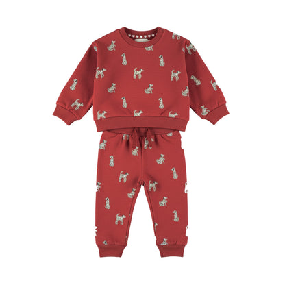2-delige baby set met sweater en joggingbroek – Rosewood