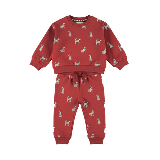 2-delige baby set met sweater en joggingbroek – Rosewood
