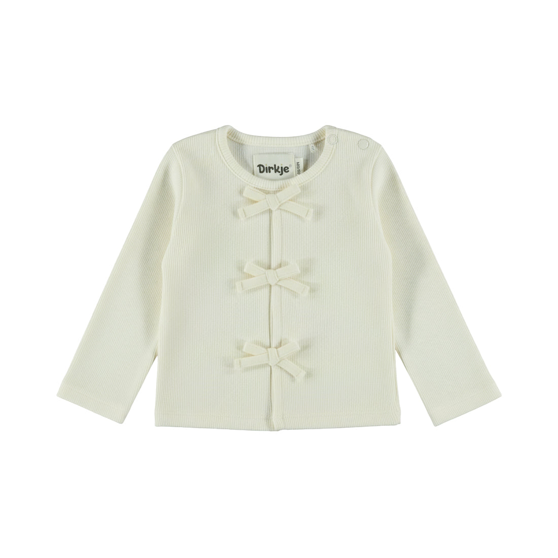 Rib baby longsleeve – Antique White