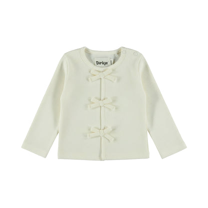 Rib baby longsleeve – Antique White