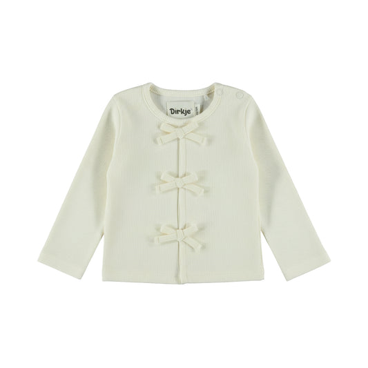 Rib baby longsleeve – Antique White