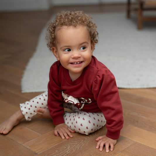 Baby leggings 2-pack – Grijs gemêleerd