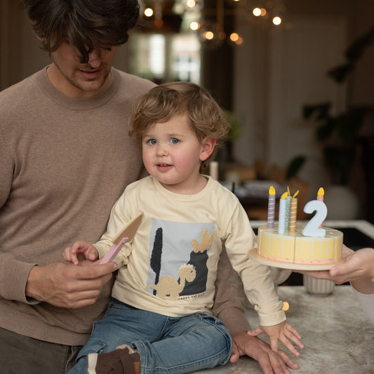 Baby longsleeve Dino Days – Angora