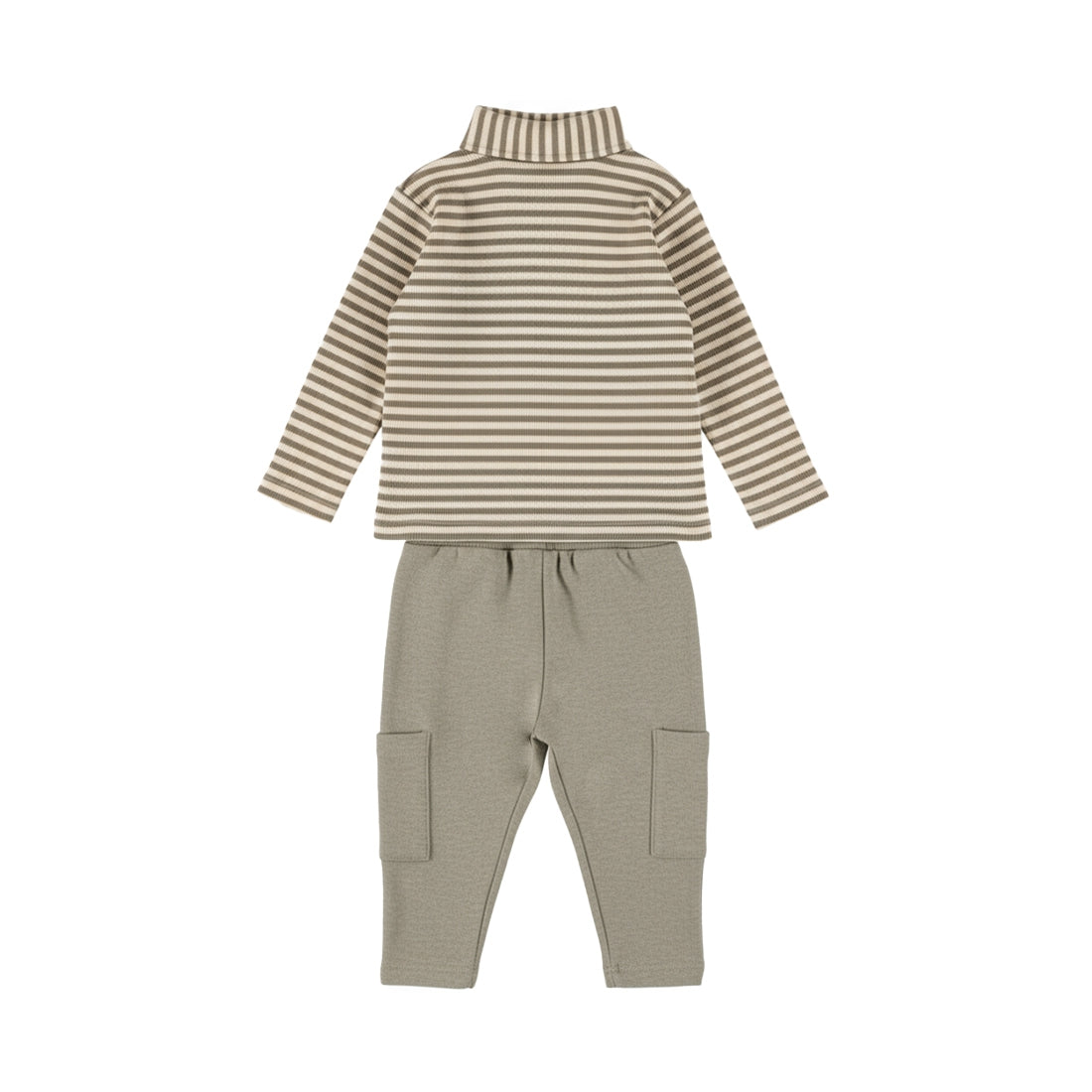 2-delige set met polo longsleeve en joggingbroek – Mermaid