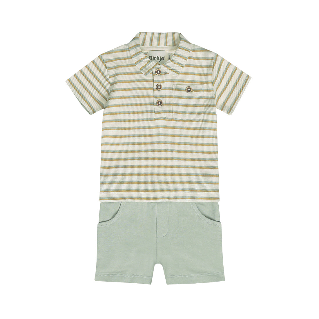 Kledingset met polo shirt en jogging shorts