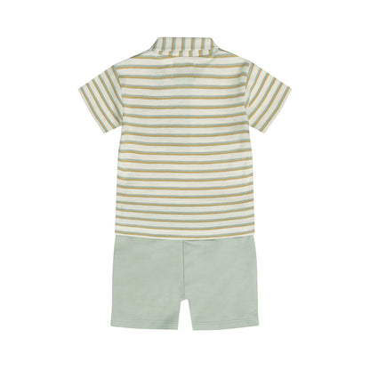 Kledingset met polo shirt en jogging shorts