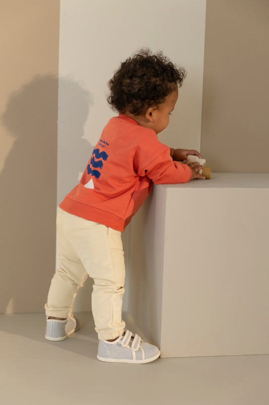 Sweater met backprint