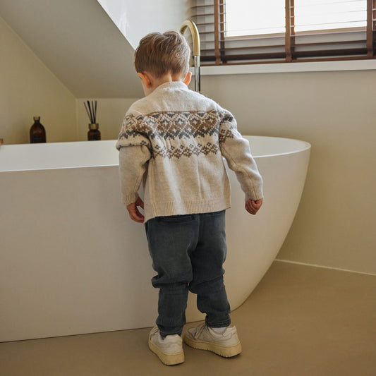 Vestje Gebreid met leuk patroon